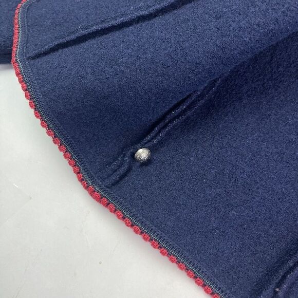 Vintage Geiger Boiled Wool Cropped Sweater Jacket S 36 Y2K Cottagecore Austria - Picture 12 of 14